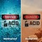 Signmission Acid Danger Sign, Plastic, 10in W x 7in L, 2PK OS-2PACK-DS-P-710-L-1017 - alternate 8